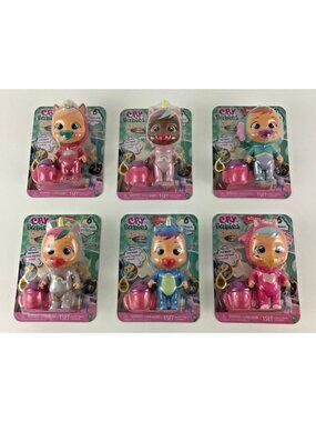 Cry Babies Magic Tears Fantasy Doll Series Jassy Bruny Tina Hanna COMPLETE SET